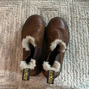 Dr. Martens women's faux fur boots